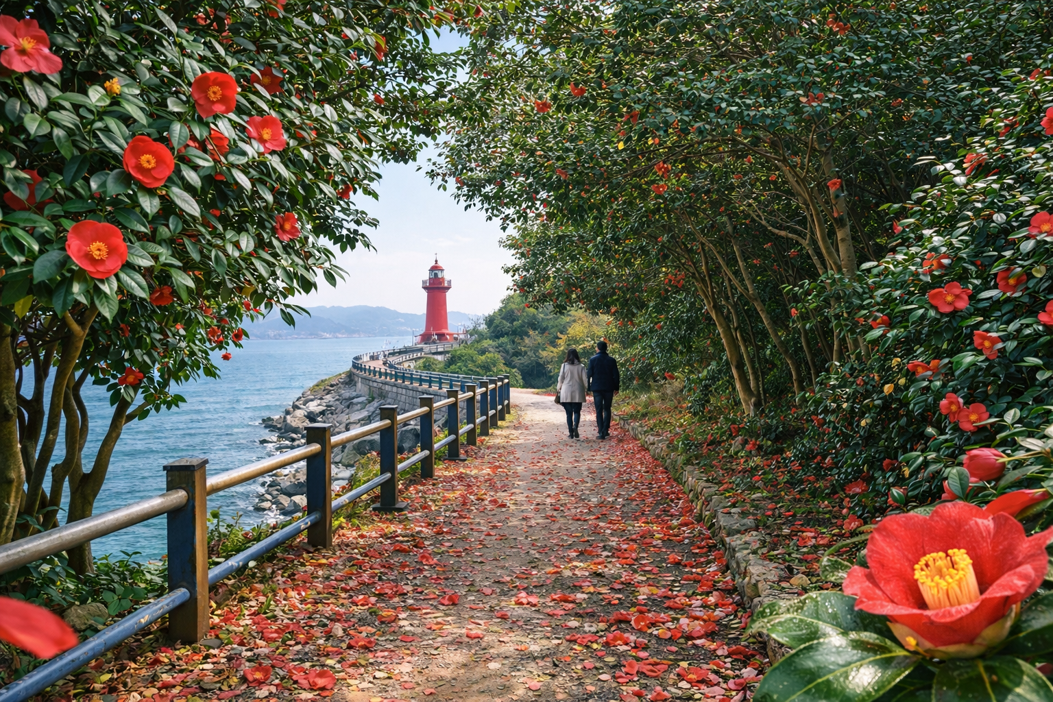 여수 오동도 동백 명소